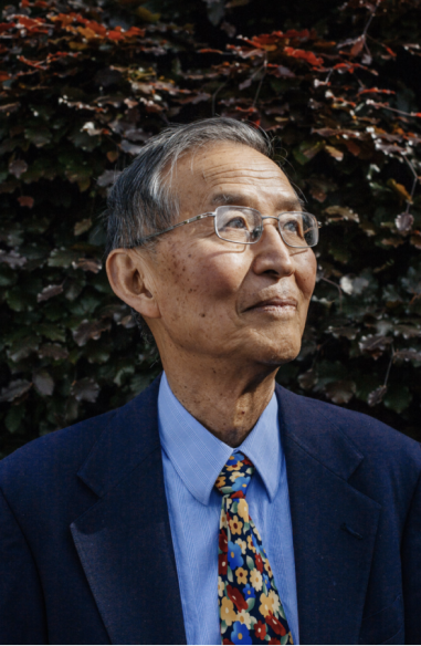 An HILR student in a suit.